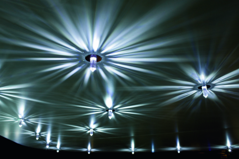 Spanndecke Matt weiß_ Kristalleuchten Swarovski 003 (2)