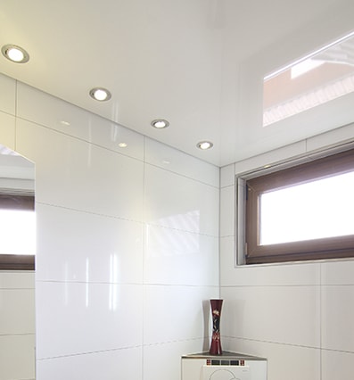 Spanndecke HG weiss